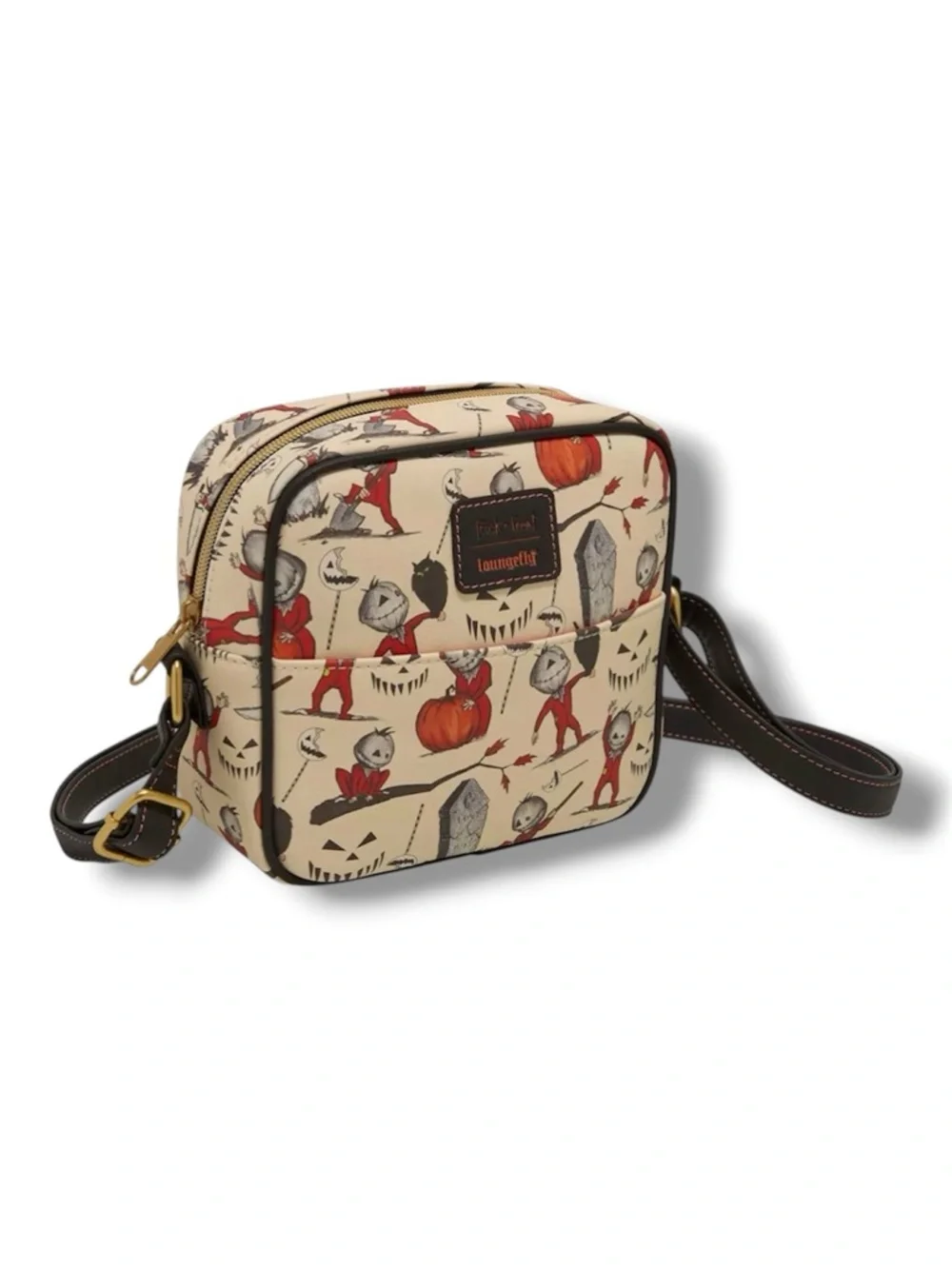 Loungefly Trick 'R Treat Allover Print Crossbody Bag - NWT